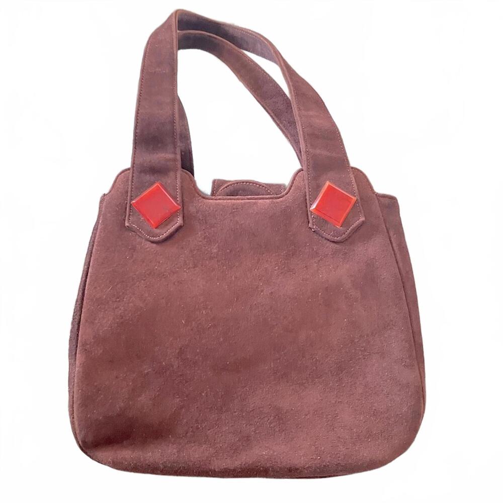 Brown Suede Boho Handbag – Slouchy Shoulder Bag